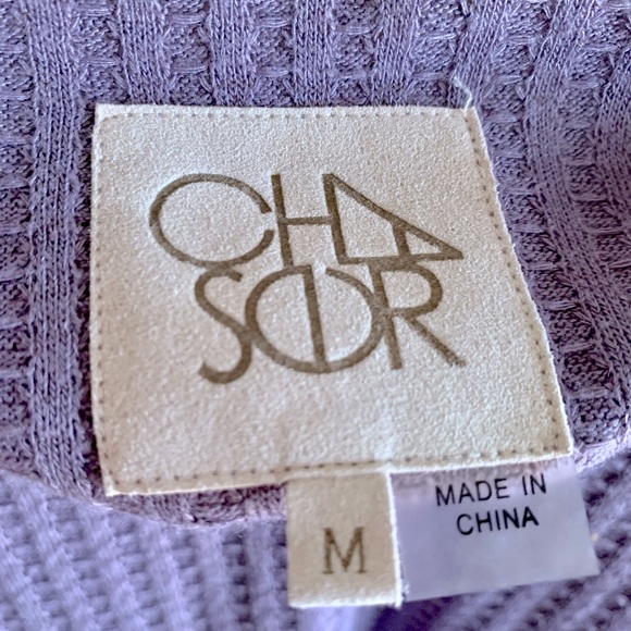 Chaser Lavender Purple Waffle Knit Thermal - Picture 4 of 5